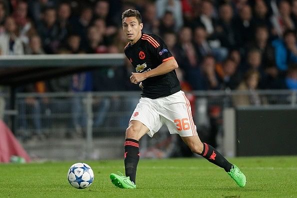 Manchester United right back Matteo Darmian