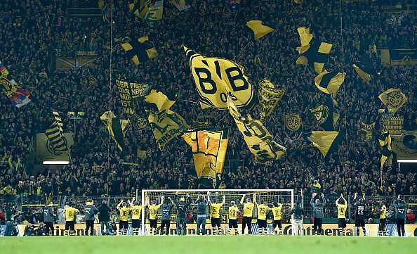 The Signal Iduna Park witnesses an average turnout of over 80,000 spectators in every game