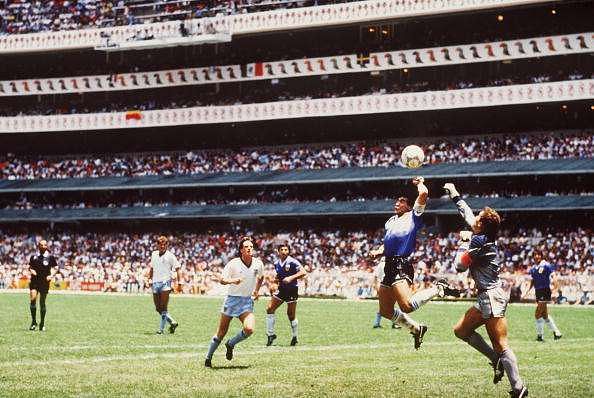Diego Maradona&#039;s hand of God is one of the most controversial moments in this history of the game