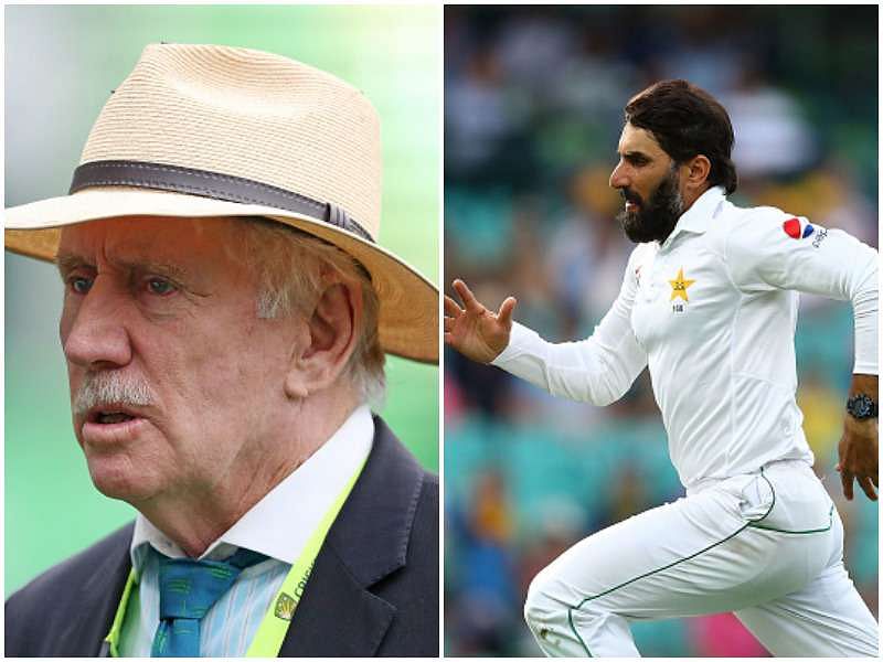 Misbah-ul-Haq and Ian Chappell