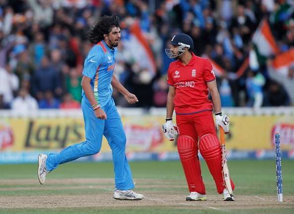 Ishant Sharma in action against England