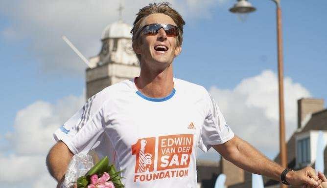 Edwin van der Sar New York Marathon