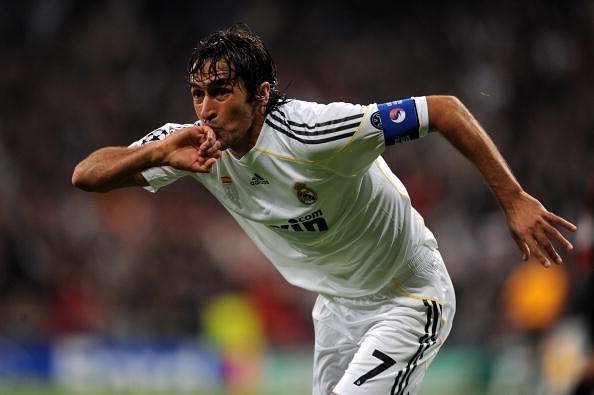 Raul captained Real Madrid for seven years