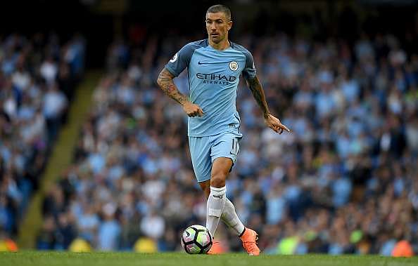 MANCHESTER, ENGLAND - AUGUST 13:  Manchester City player Aleksander Kolarov in action during the Premier League match between Manchester City and Sunderland at Etihad Stadium on August 13, 2016 in Manchester, England.  (Photo by Stu Forster/Getty Images)