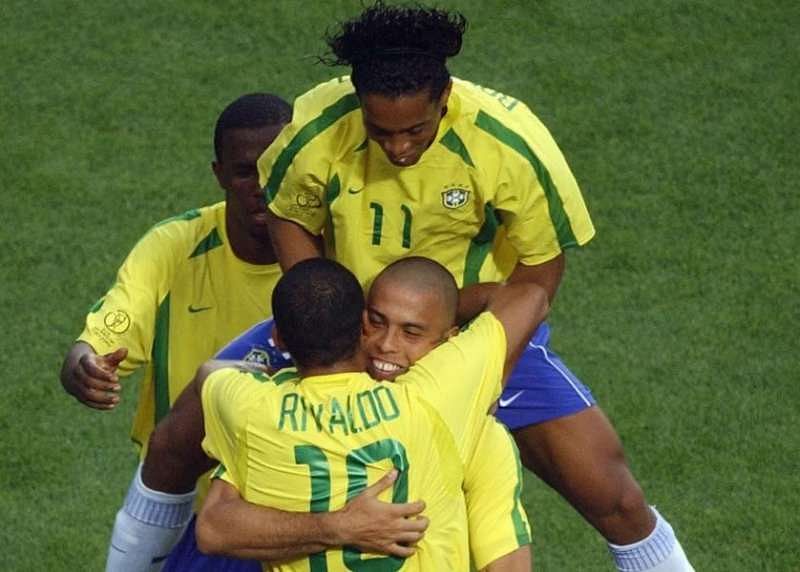Rivaldo, Ronaldo and Ronaldinho