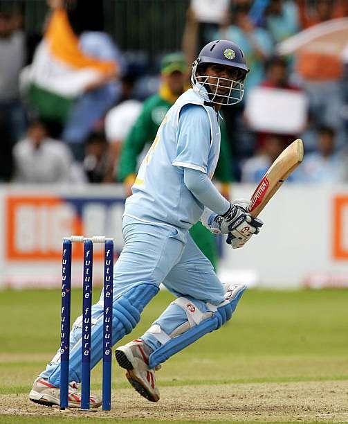 BELFAST, UNITED KINGDOM - JUNE 26:  Rahul Dravid of India clips the ball away during the Future Cup one day international match between India and South Africa at the Civil Service Cricket Ground, Stormont on June 26, 2007 in Belfast, Northern Ireland.  (Photo by Richard Heathcote/Getty Images)