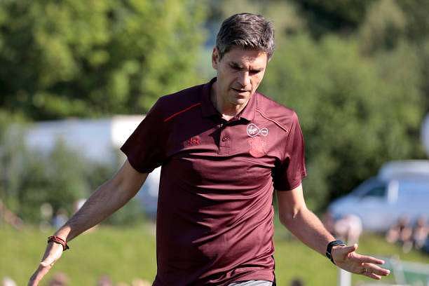 GOLDACH, SWITZERLAND - JULY 15: Manager Mauricio Pellegrino from FC Southampton during the pre-season friendly match between FC Southampton and St. Gallen at Sportanlage Kellen on July 15, 2017 in Goldach, Switzerland. (Photo by Simon Hausberger/Getty Images)